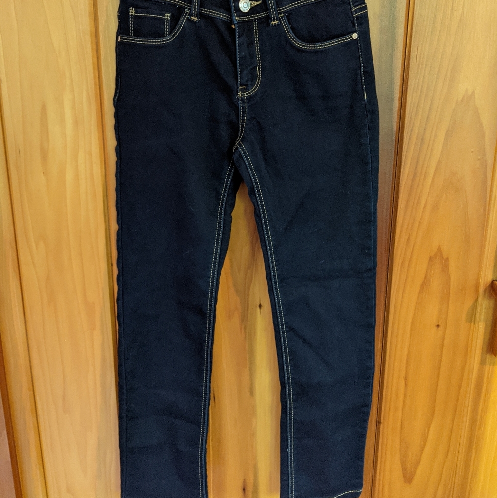 Girls Jordache Skinny Jeans, dark denim, size 8